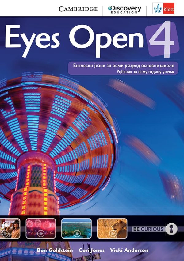 KLET Engleski jezik 8, Eyes Open 4, udžbenik za osmi razred