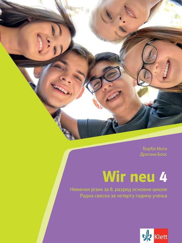 KLET Nemački jezik 8, Wir 4 neu, radna sveska za osmi razred